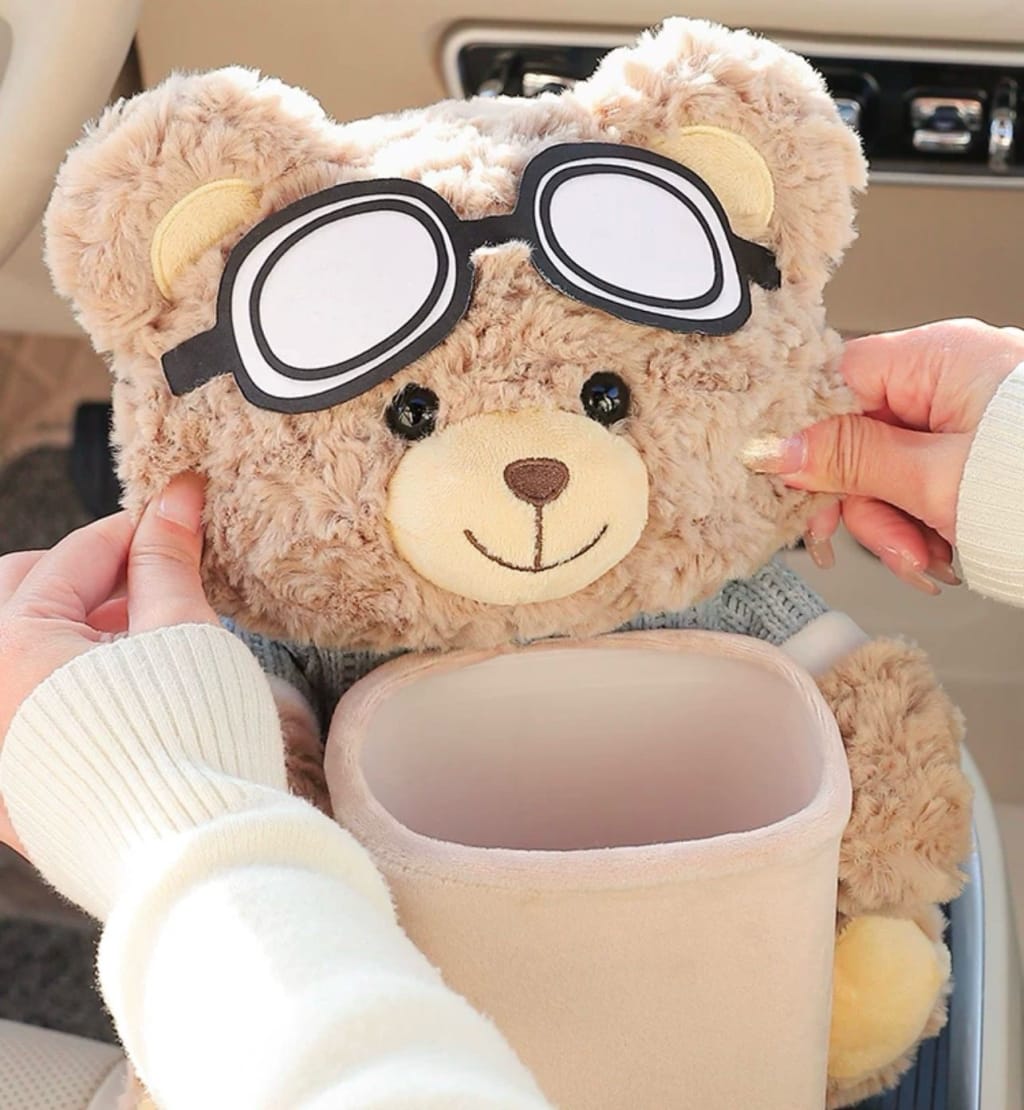 Cozy Bear Companion Car Bucket