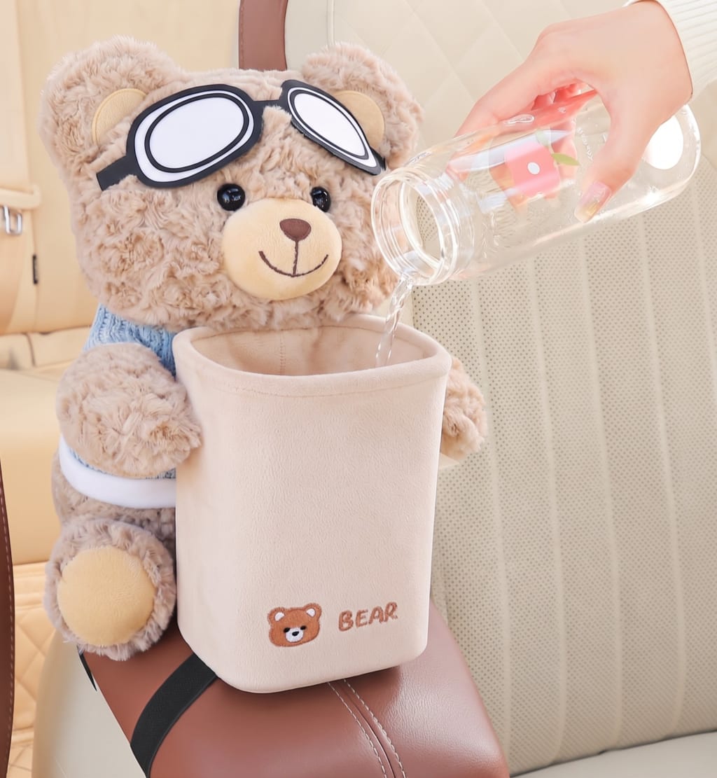 Cozy Bear Companion Car Bucket