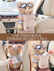 Cozy Bear Companion Car Bucket